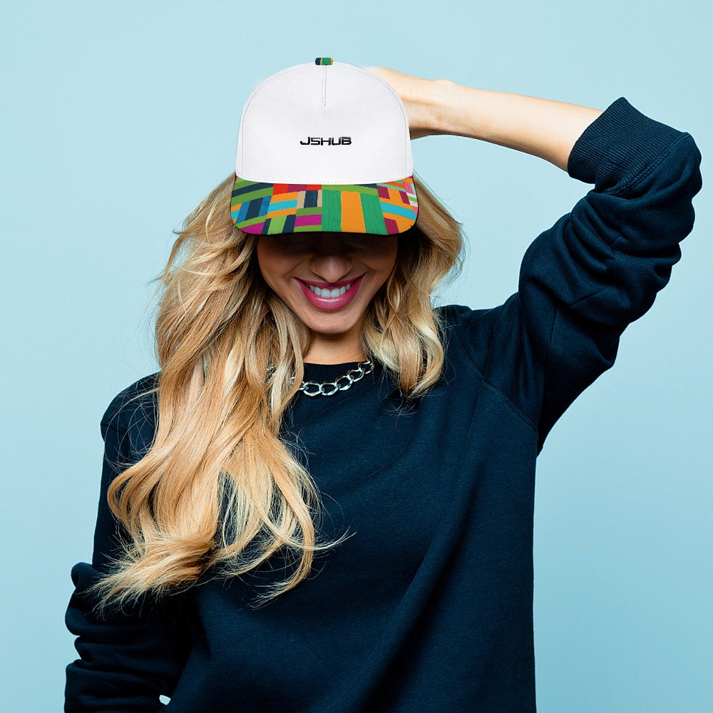 Berretto Baseball JSHUB Mosaic Blocks – Cappello Unisex Regolabile Streetwear