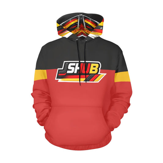 Felpa Germany Uomo Nera JSHUB Winter Nation 2026 Streetwear
