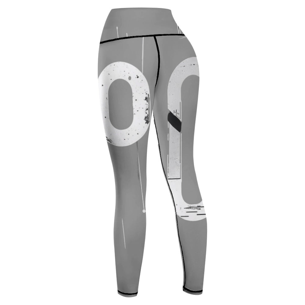 Pantaloni yoga donna “Concrete Flow Leggings” – Concrete Echoes