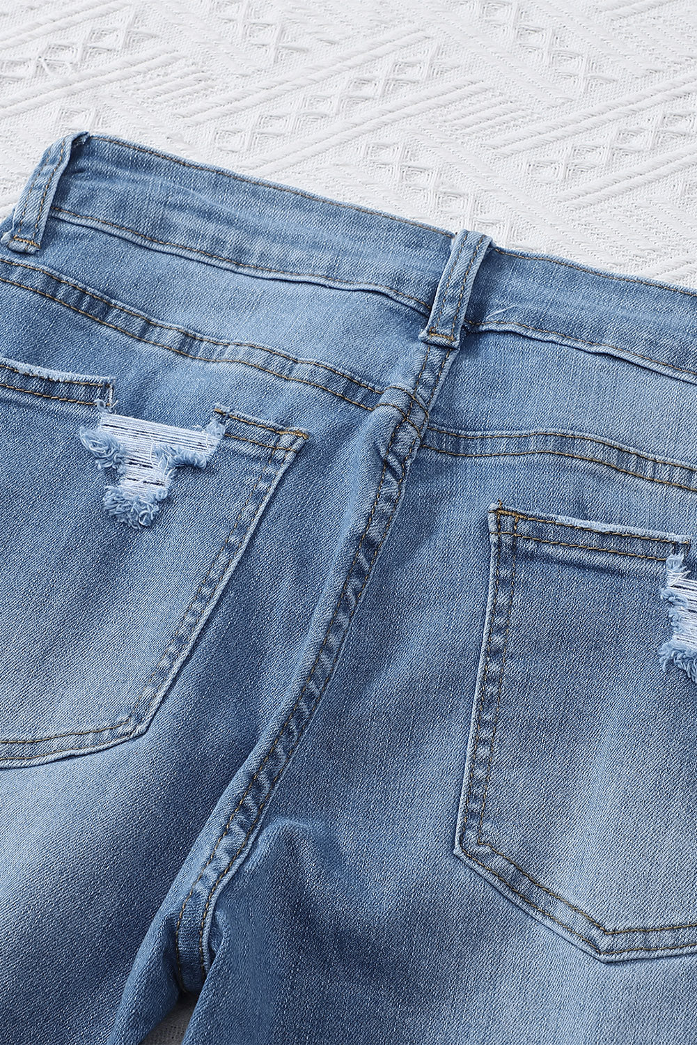 Jeans Boyfriend Distressed Nero