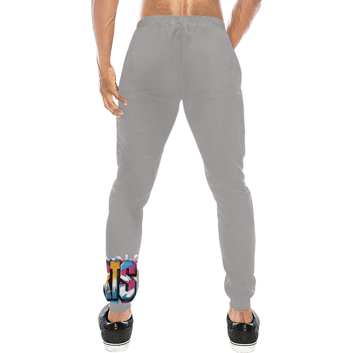 Pantaloni tuta baggy murales