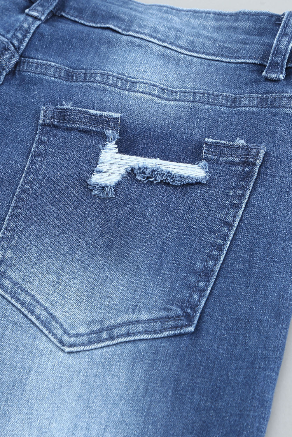 Jeans Boyfriend Distressed Nero