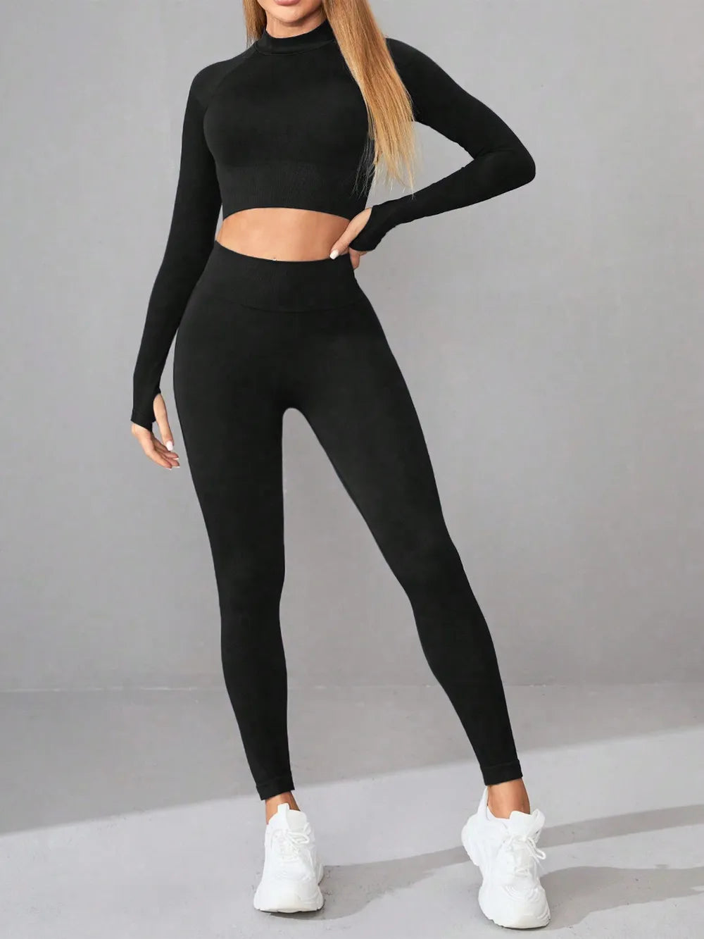 Set Donna JSHUB Active Sculpt Maglia Maniche Lunghe e Leggings