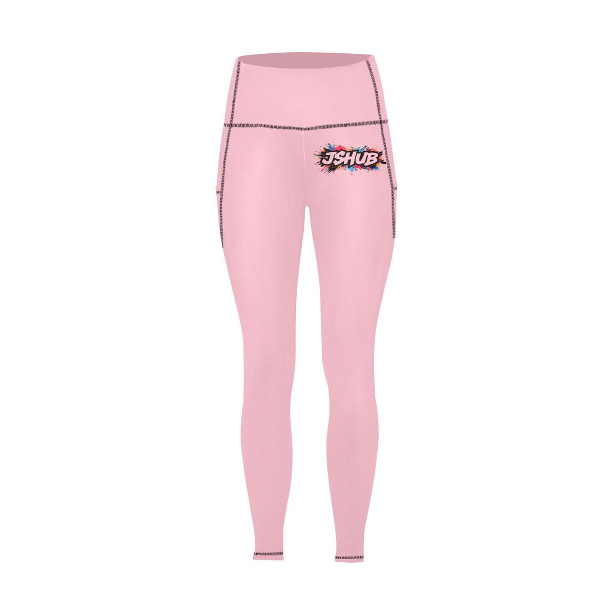 Leggings Donna JSHub All-Over con Tasche – Collezione Urban Streetwear 2025