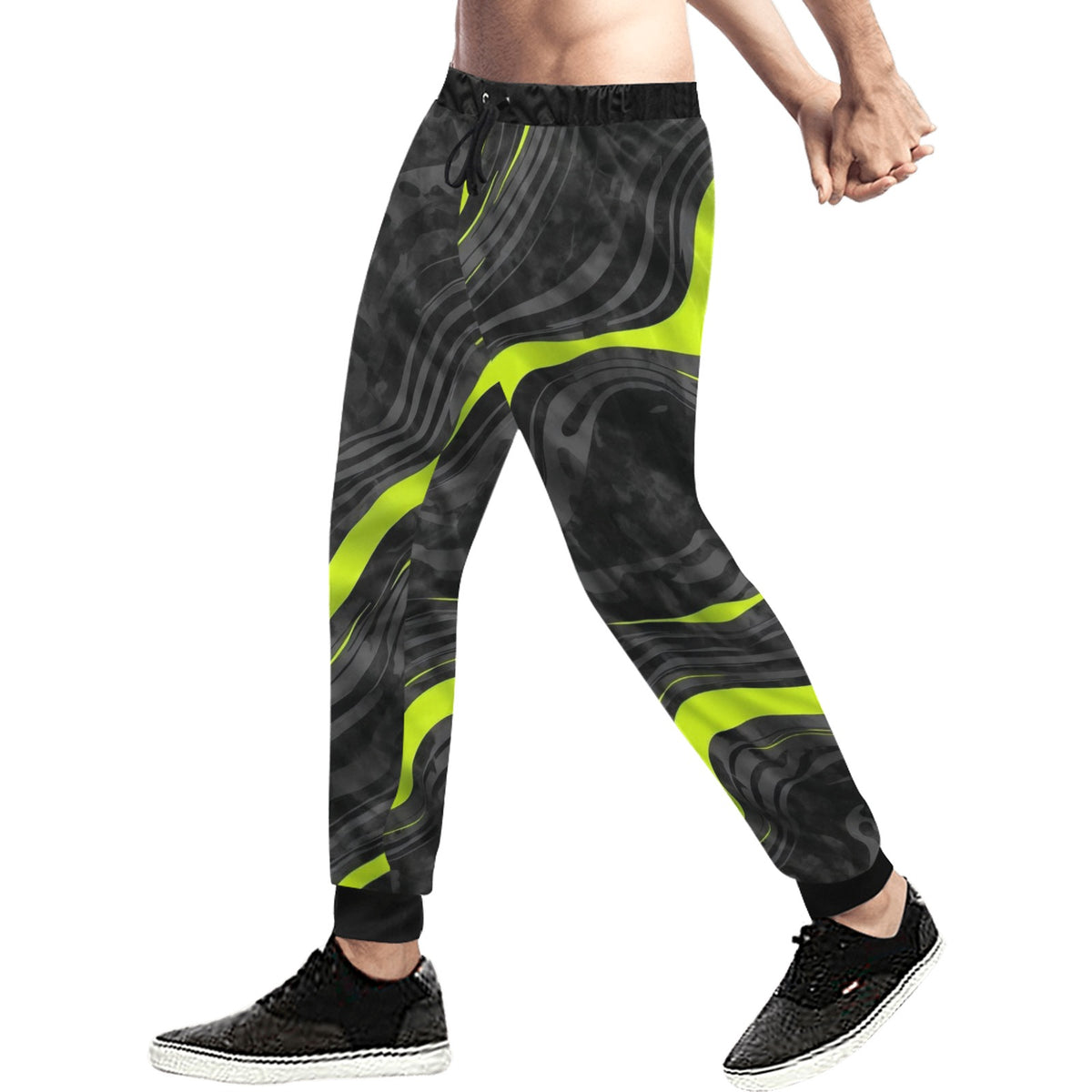 Pantaloni larghi casual Neon Flow – JSHUB Collection