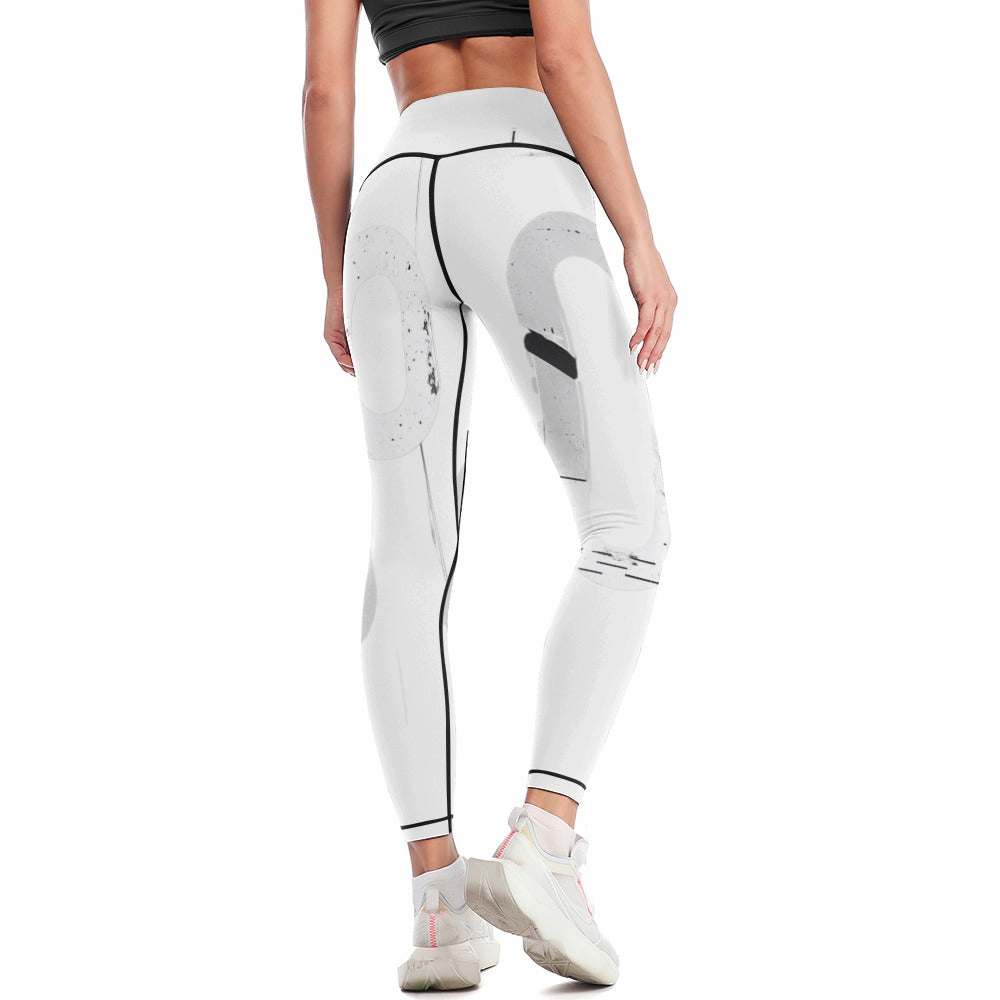 Pantaloni yoga donna “Concrete Flow Leggings” – Concrete Echoes