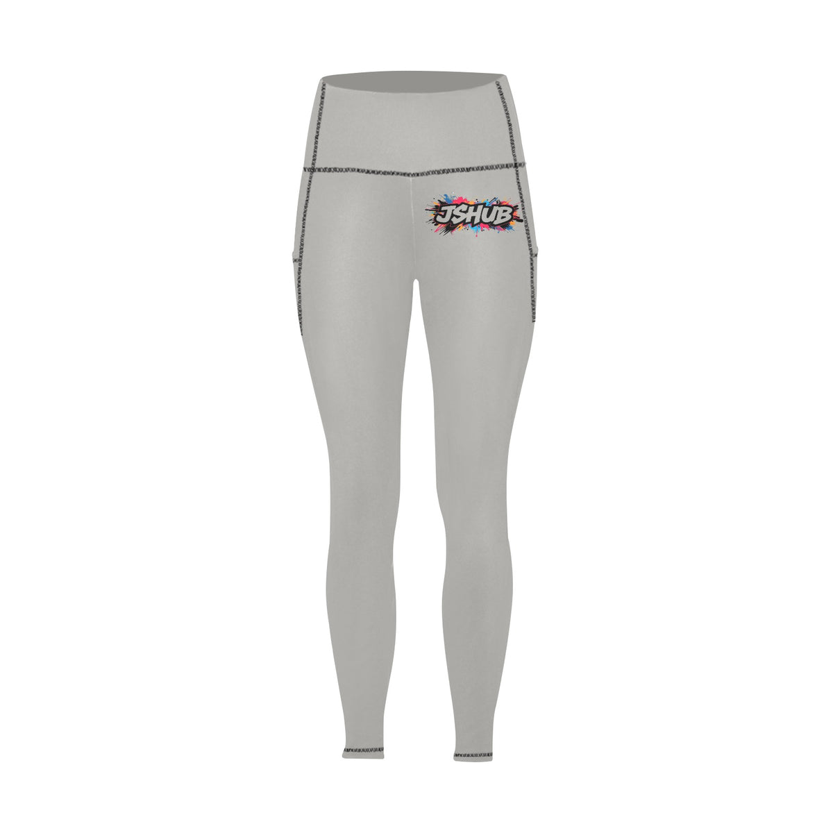 Leggings Donna JSHub All-Over con Tasche – Collezione Urban Streetwear 2025