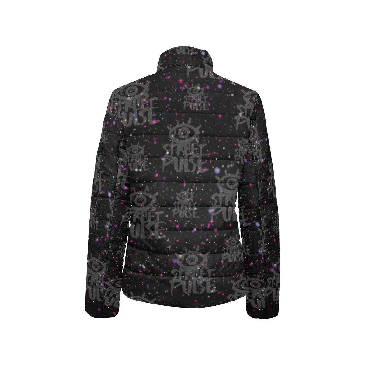 Giacca imbottita donna JS Street Pulse nera colletto rialzato