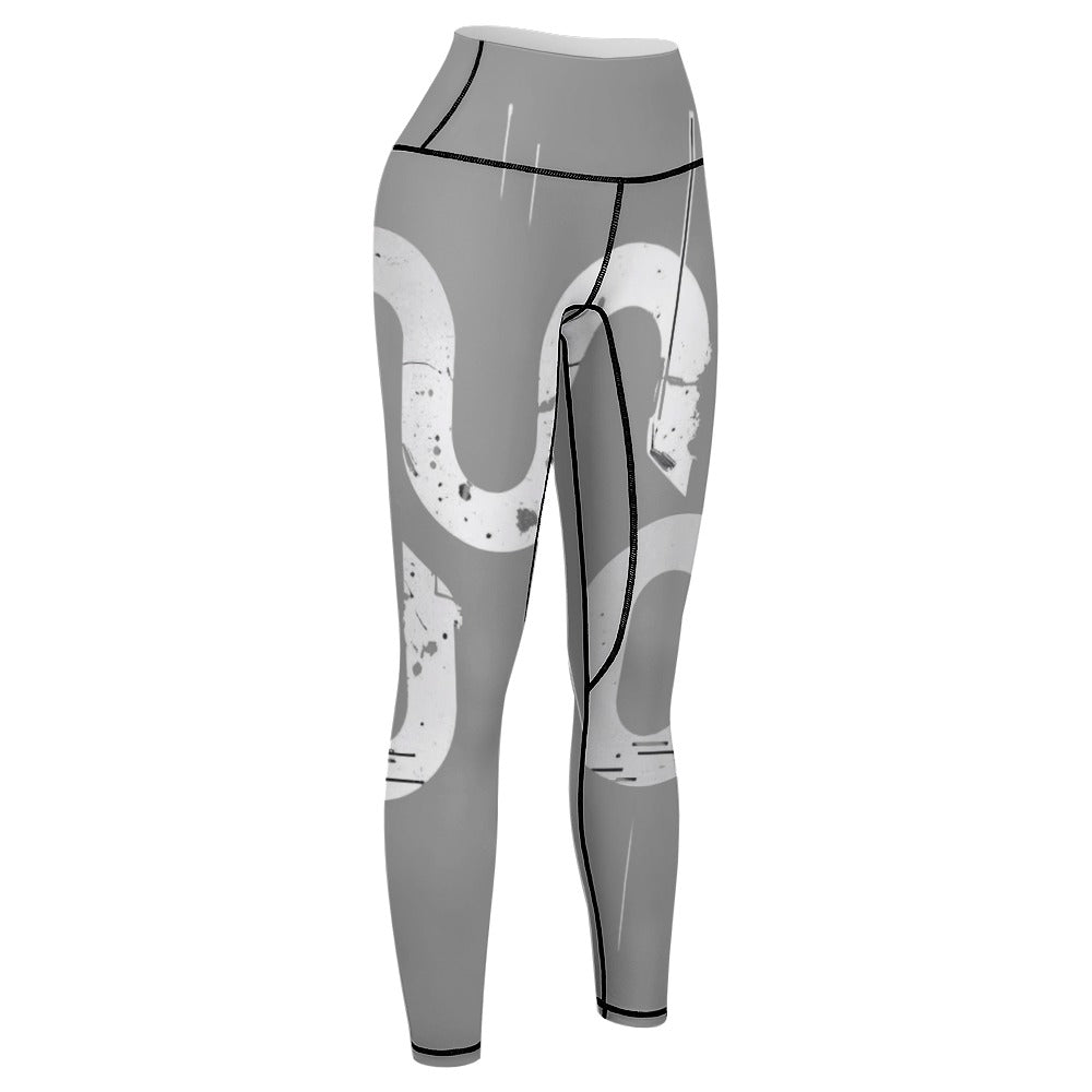 Pantaloni yoga donna “Concrete Flow Leggings” – Concrete Echoes