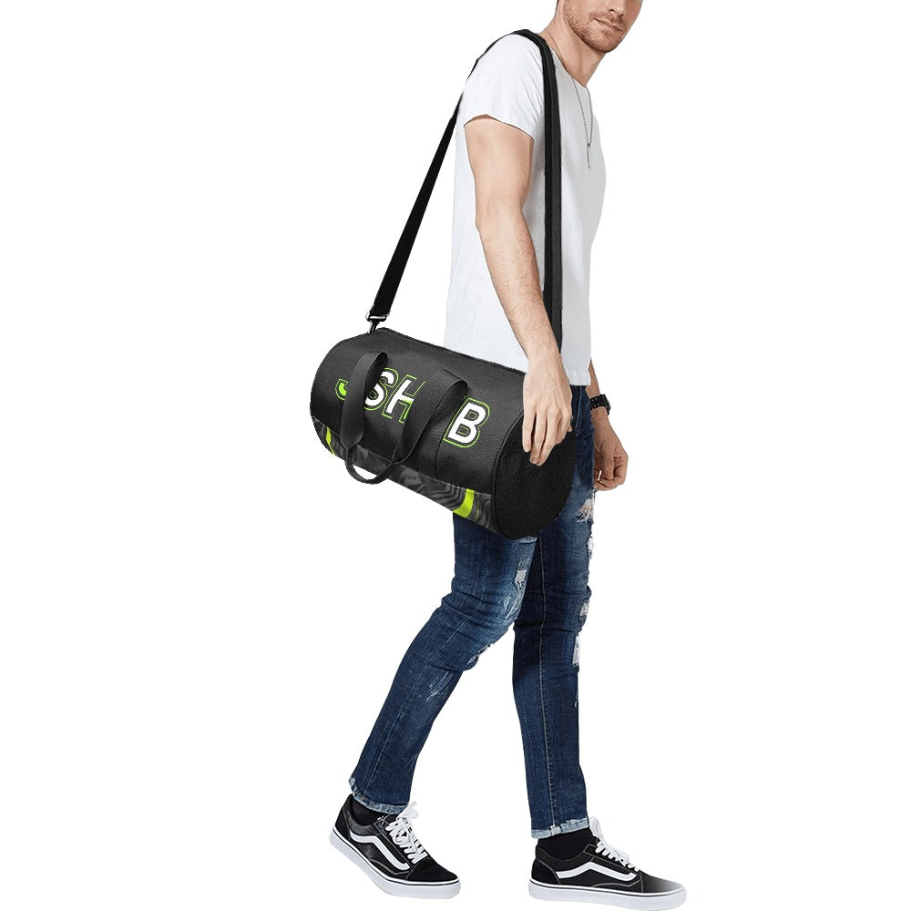 Borsone da Viaggio Nero JSHub Stampa All Over Uomo Edizione Limitata Streetwear JSHub