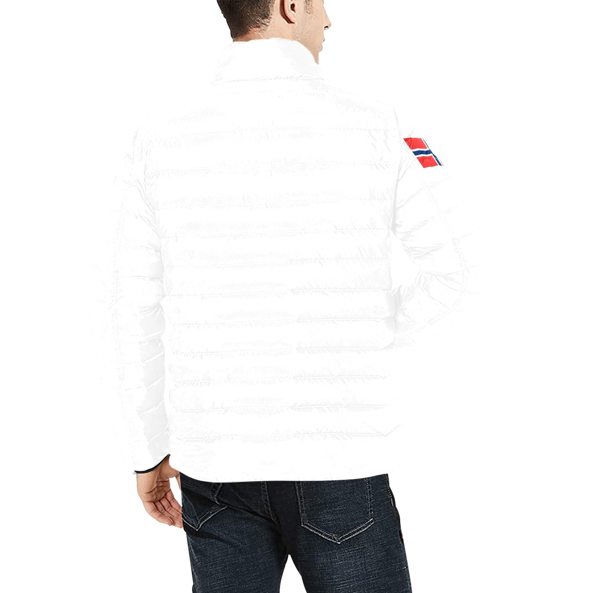 Bomber Norway Uomo Bianco Tech Nordico JSHUB Winter Nation 2026