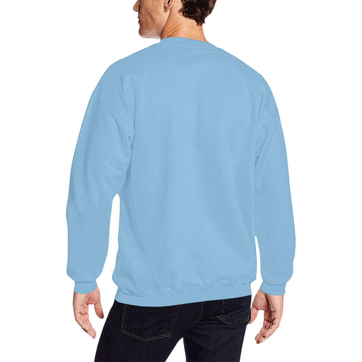 Felpa Uomo "JSPORTS Mono H18 Reverse" – Girocollo Monocolore