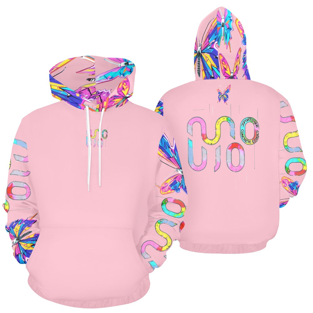 Felpa donna Wings of Noise con cappuccio small tech over – 10 varianti colore
