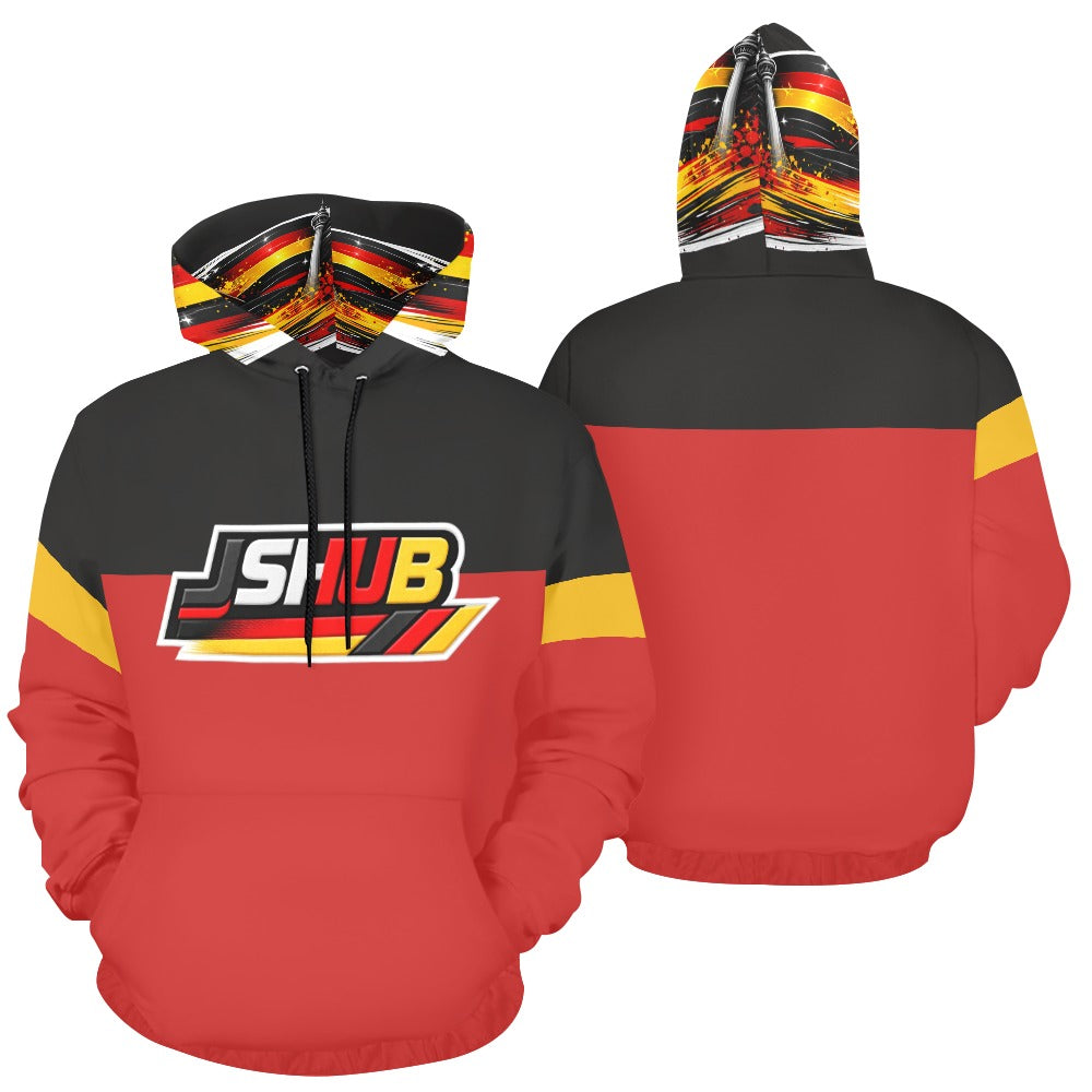 Felpa Germany Uomo Nera JSHUB Winter Nation 2026 Streetwear