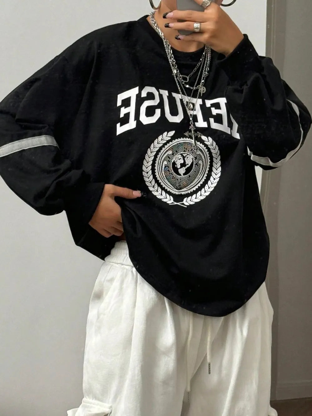 Felpa Letter Bold