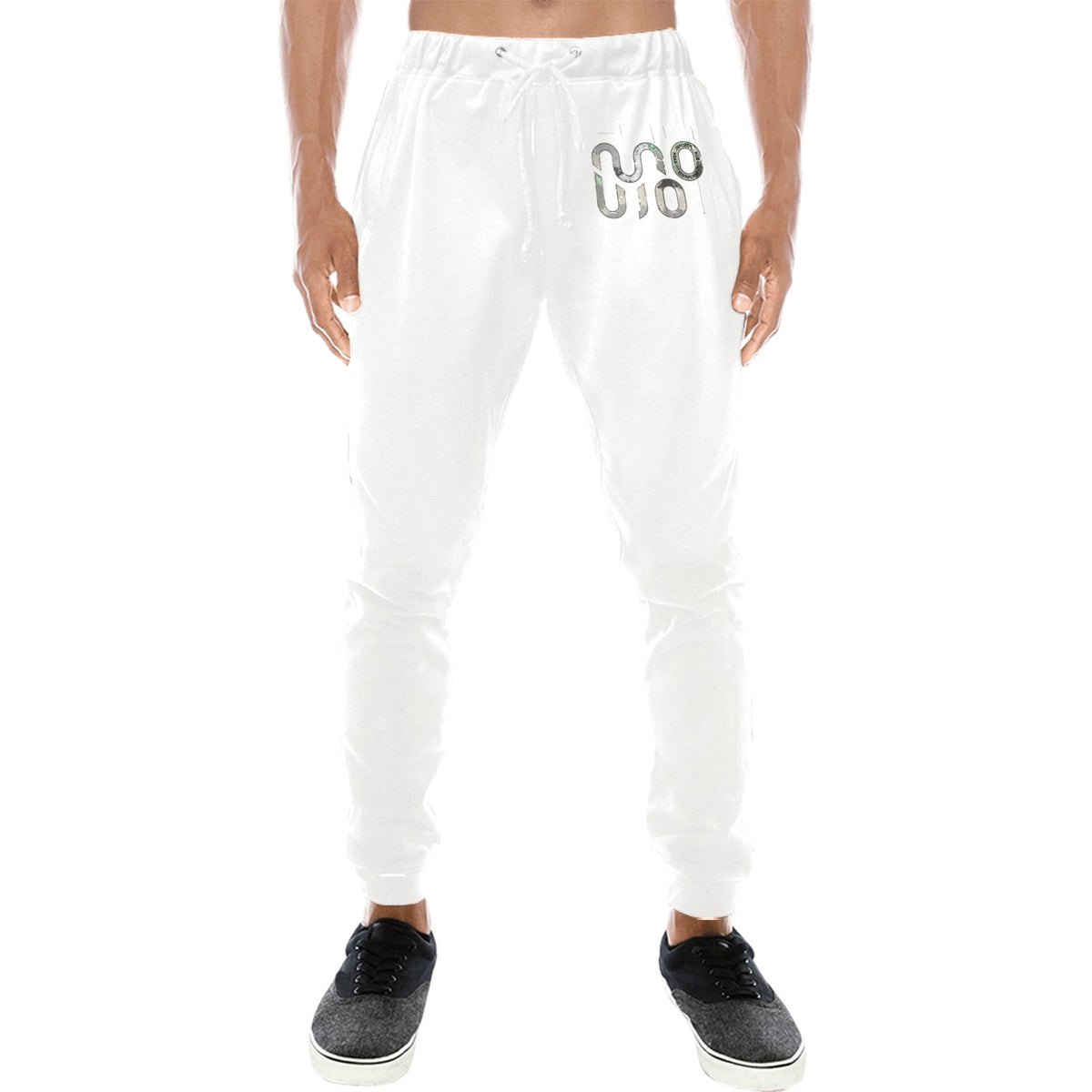 PANTALONE Concrete Echoes – Geometry Joggers