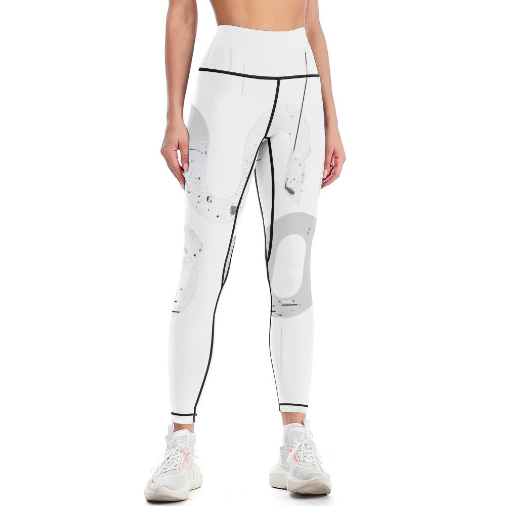 Pantaloni yoga donna “Concrete Flow Leggings” – Concrete Echoes