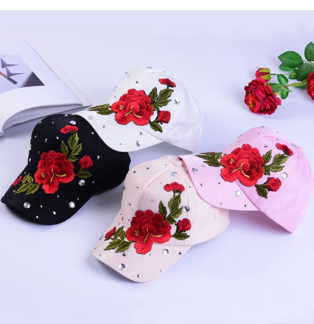 Cappello Baseball Moda Rosa Streetwear