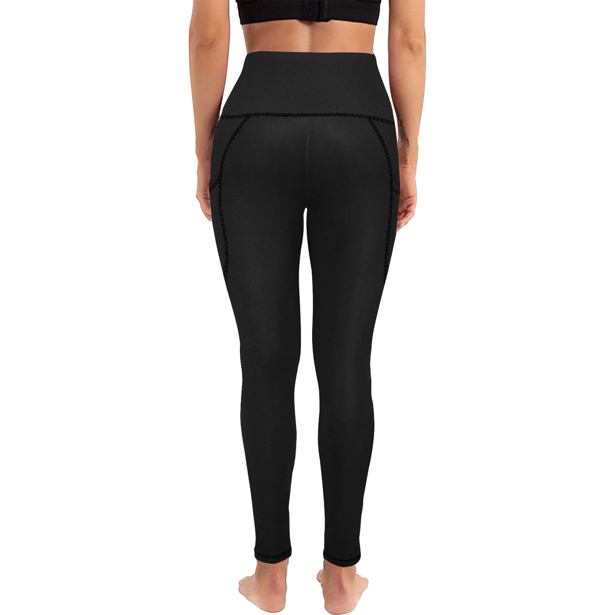 Leggings Donna JSHub All-Over con Tasche – Collezione Urban Streetwear 2025