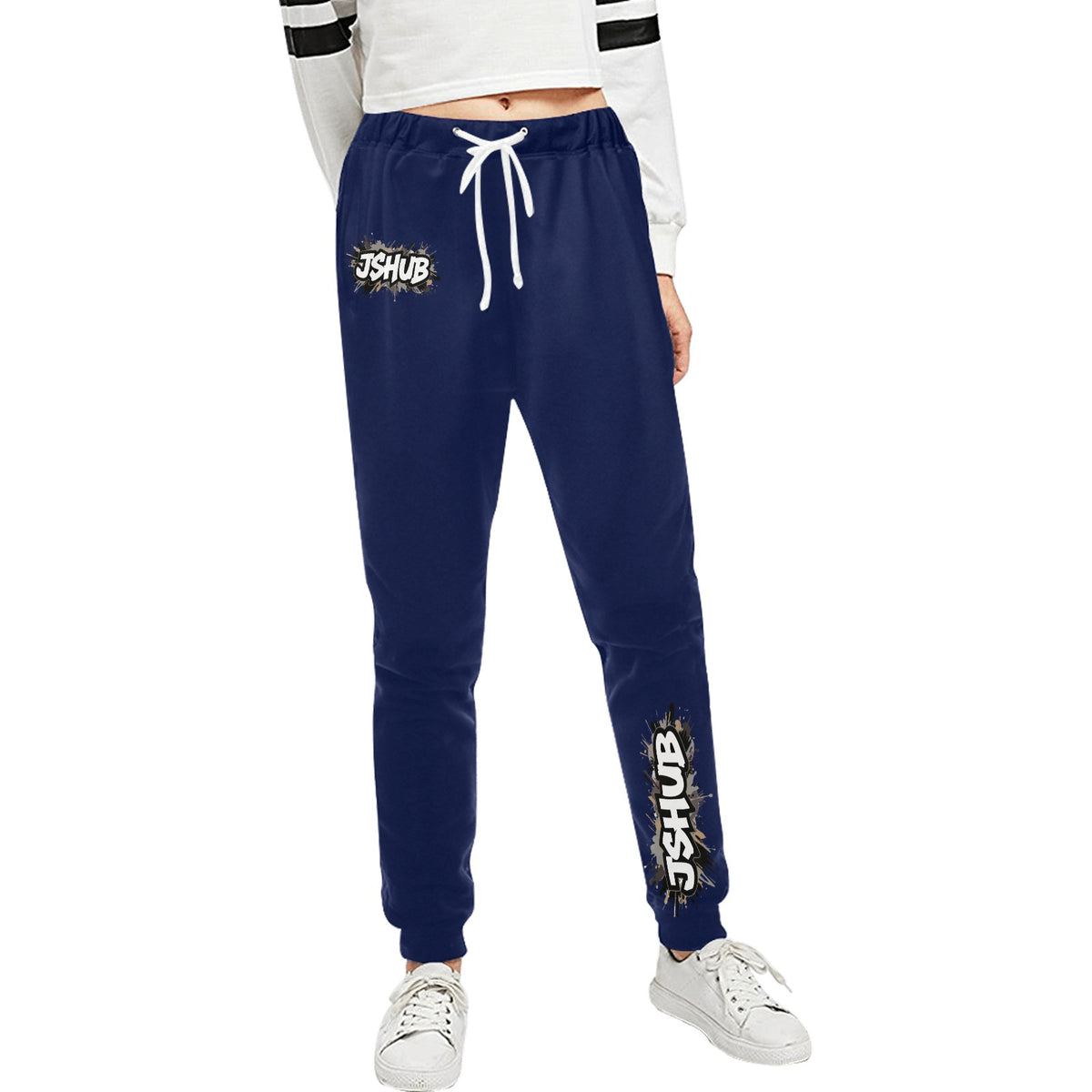 Pantaloni della Tuta Casual Unisex JSHub – Comfort e Stile con Stampa All-Over
