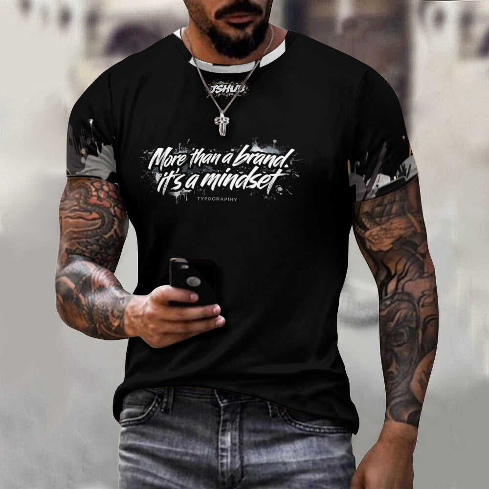 T Shirt JSHUB MINDSET_01 Nera More Than a Brand Its a Mindset