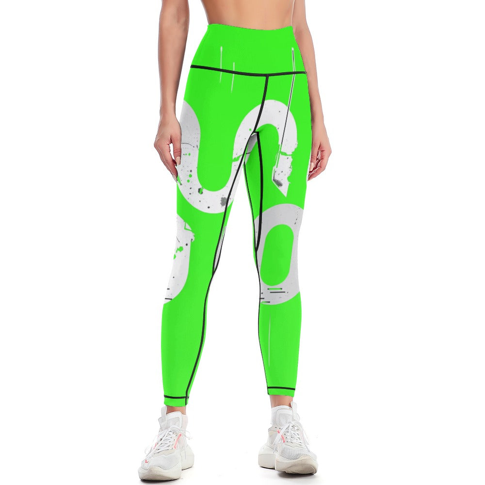 Pantaloni yoga donna “Concrete Flow Leggings” – Concrete Echoes