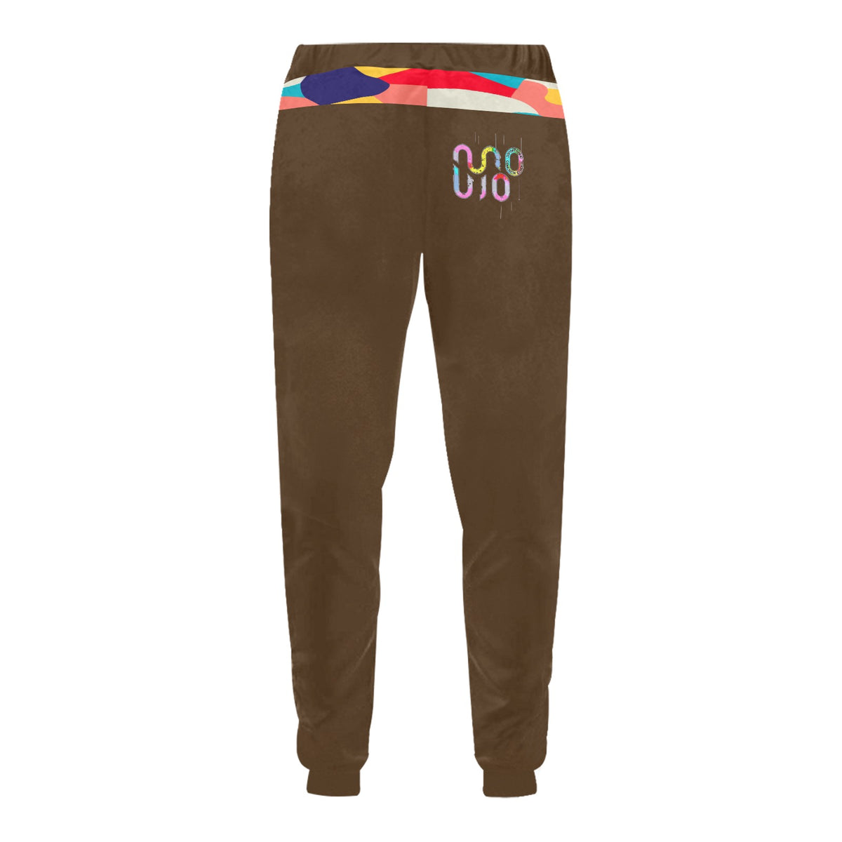 PANTALONE Concrete Echoes – Wide Caffè Joggers