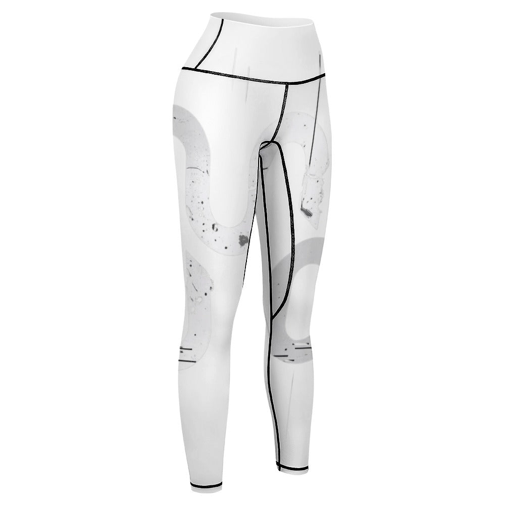Pantaloni yoga donna “Concrete Flow Leggings” – Concrete Echoes