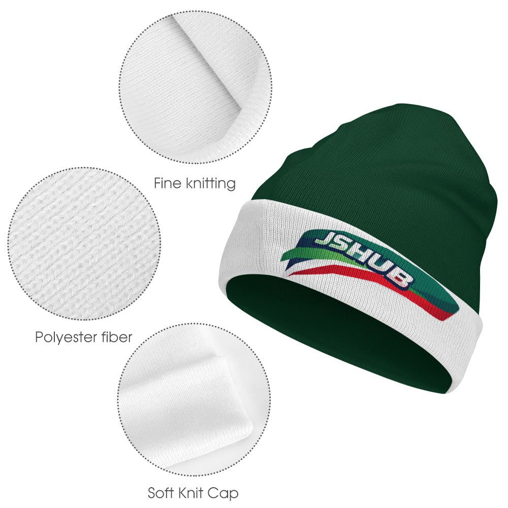 JSHUB Winter Nation Italy Edition – Zuccotto Donna Verde Scuro Logo Tricolore