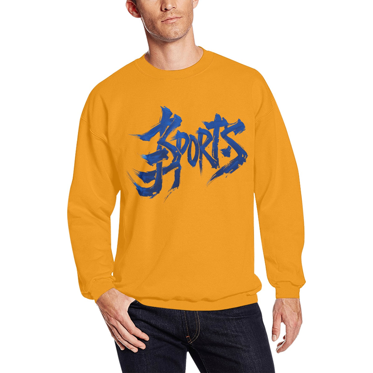 Felpa Uomo "JSPORTS Mono H18 Color Series" – Girocollo
