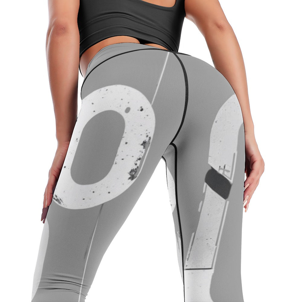 Pantaloni yoga donna “Concrete Flow Leggings” – Concrete Echoes