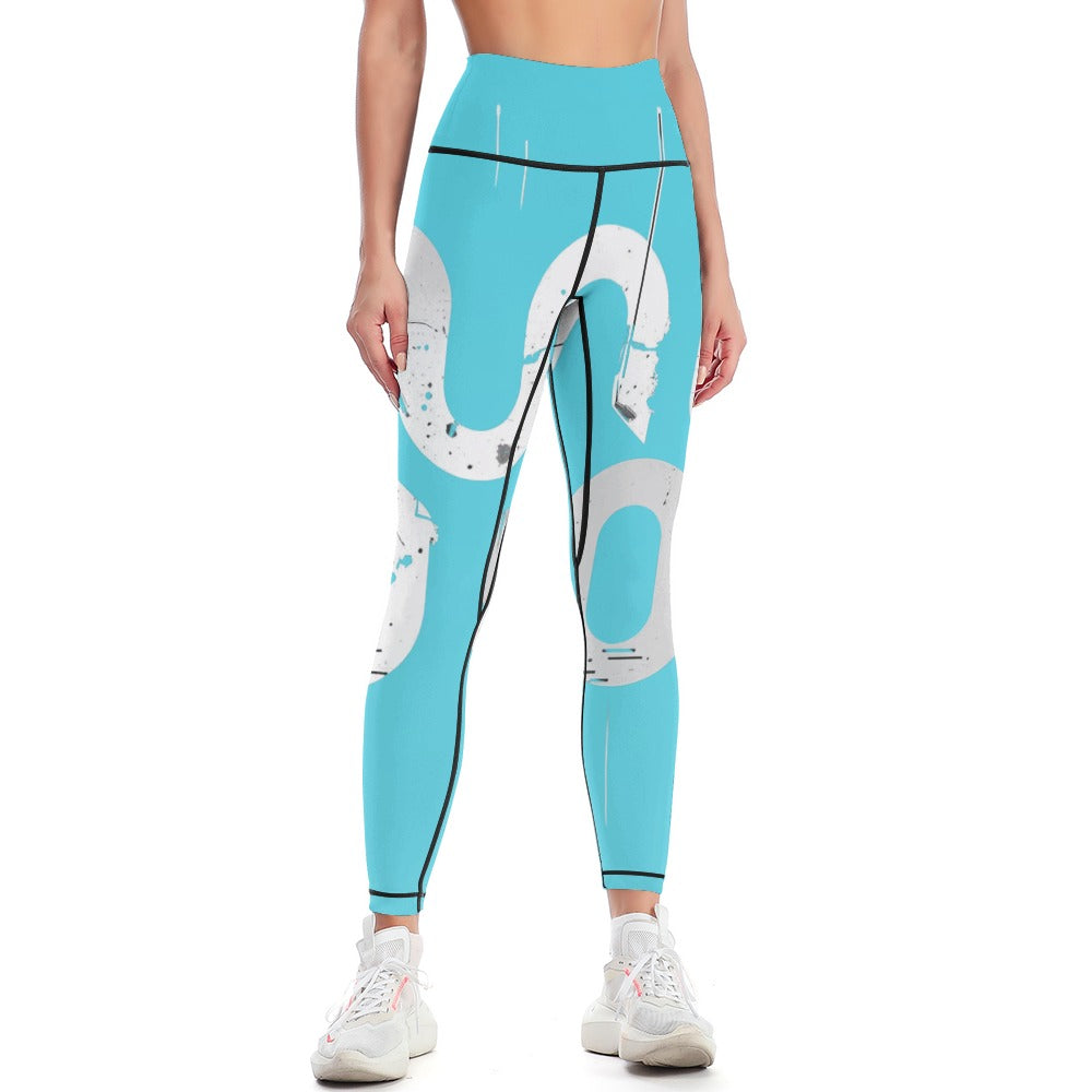 Pantaloni yoga donna “Concrete Flow Leggings” – Concrete Echoes