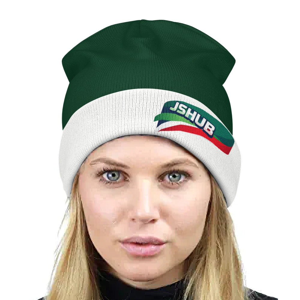 JSHUB Winter Nation Italy Edition – Zuccotto Donna Verde Scuro Logo Tricolore