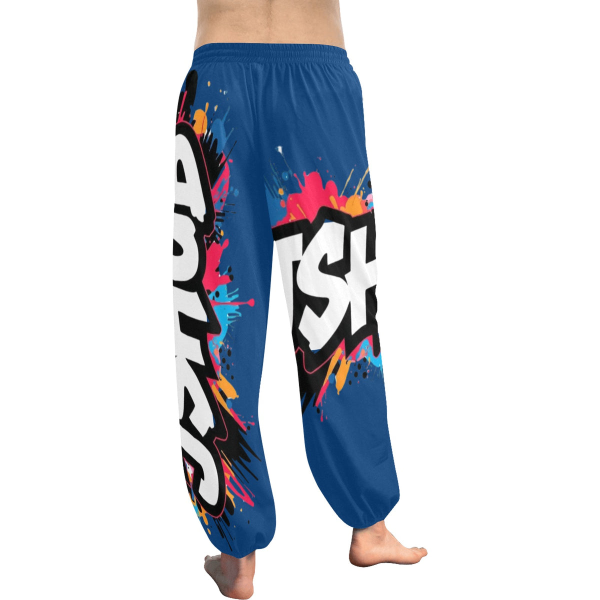 Pantaloni Harem Donna JSHub – Stile Casual con Stampa All-Over