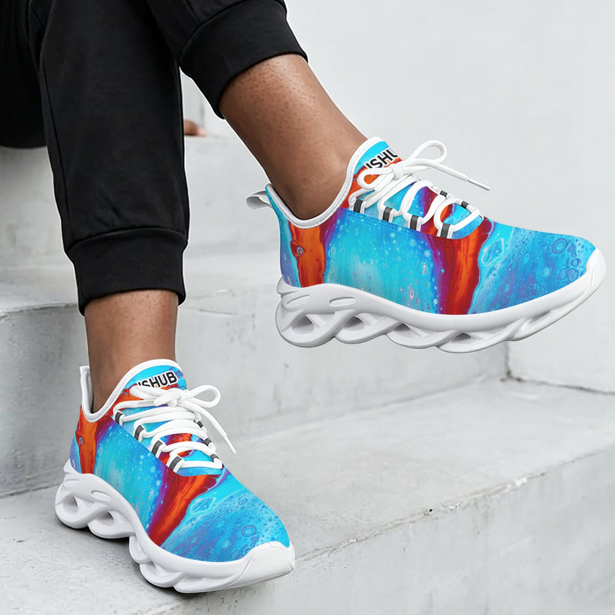 Sneakers Donna JSHUB LunaFlow Ocean Flow – Design Artistico, Leggere e Traspiranti con Suola EVA