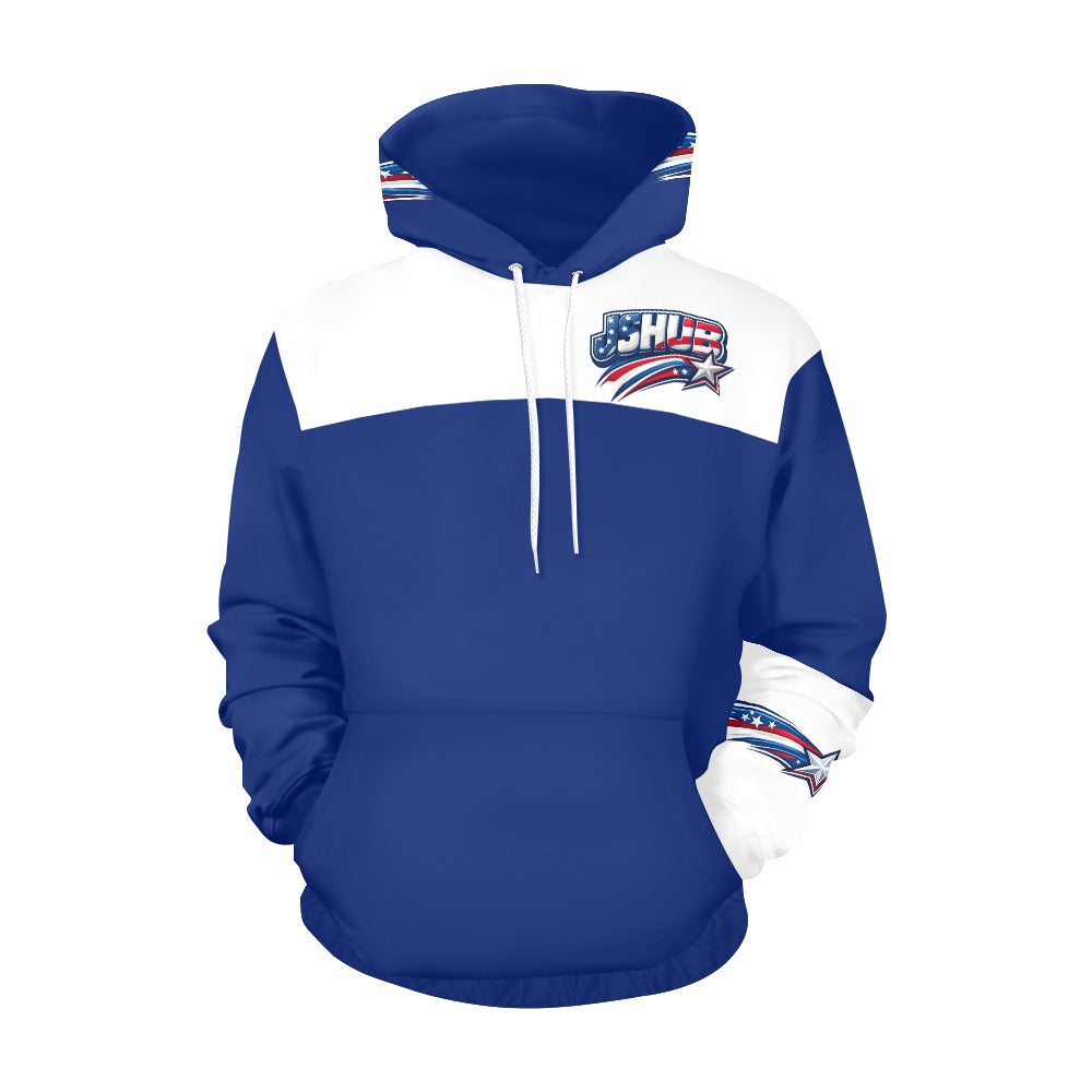 Felpa USA Donna Rossa JSHUB Nation Winter 2026 Streetwear All Over