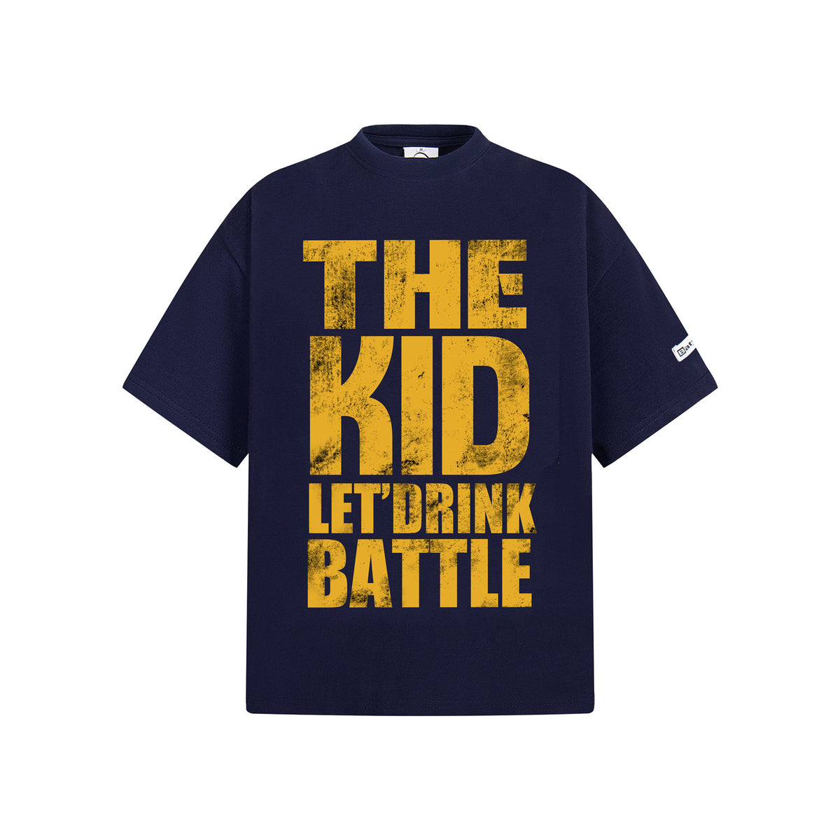 T-shirt Vintage Fade Letters