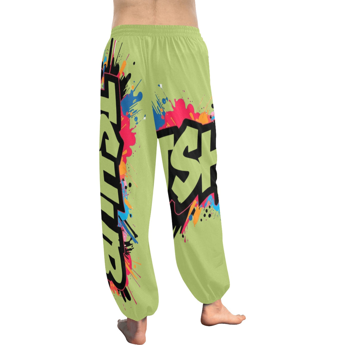 Pantaloni Harem Donna JSHub – Stile Casual con Stampa All-Over