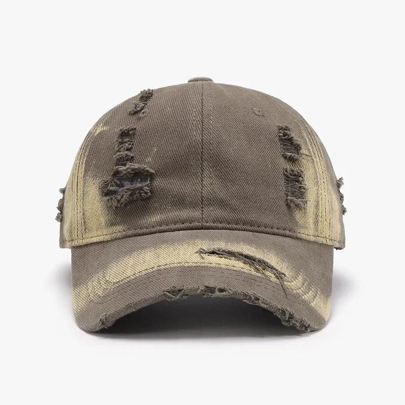 Distressed Berretto da baseball regolabile