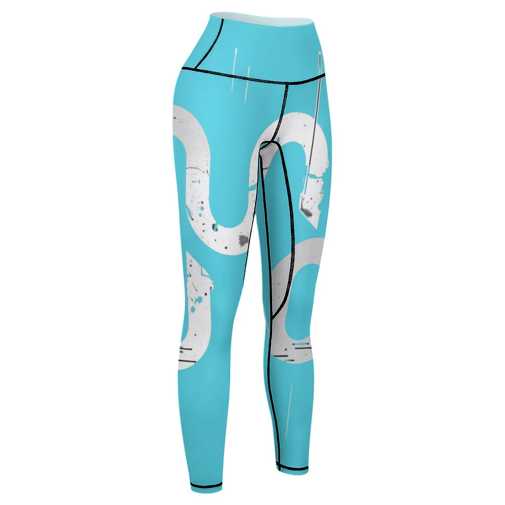 Pantaloni yoga donna “Concrete Flow Leggings” – Concrete Echoes