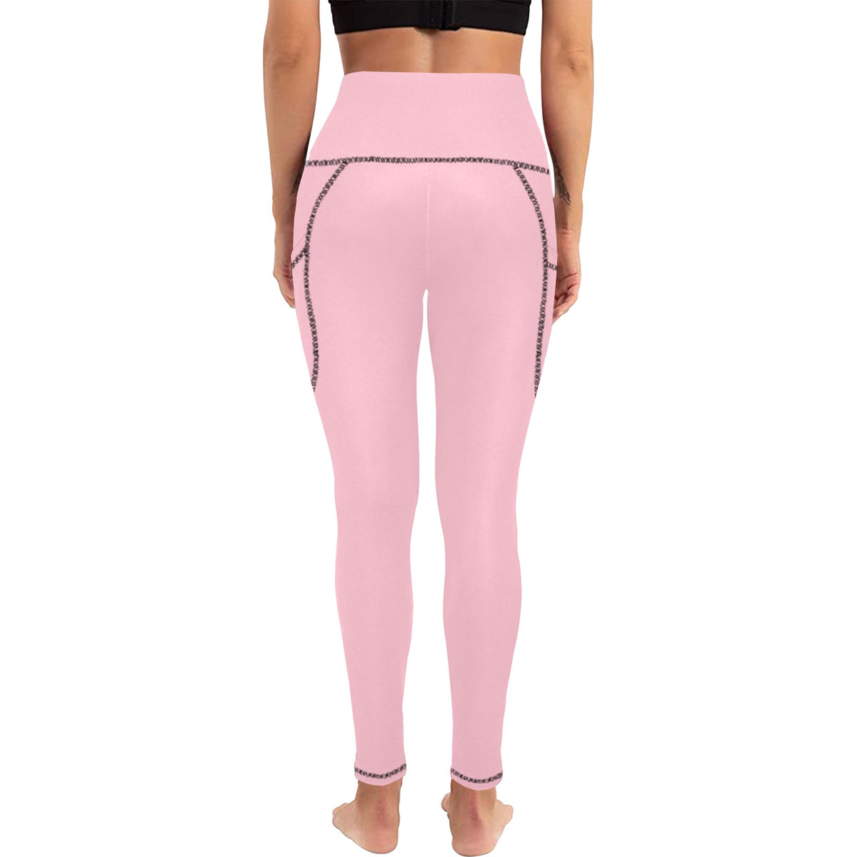 Leggings Donna JSHub All-Over con Tasche – Collezione Urban Streetwear 2025