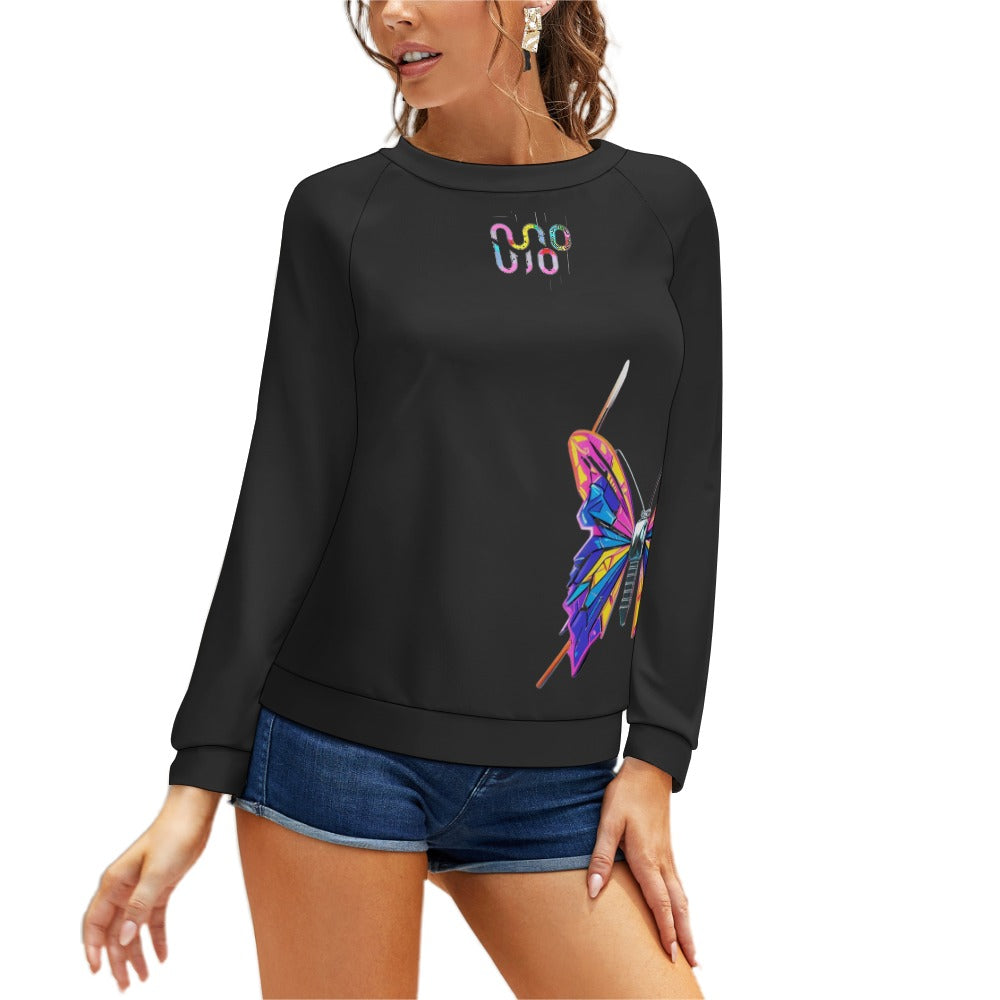 Maglione donna Wings of Noise – 7 varianti colore streetwear casual