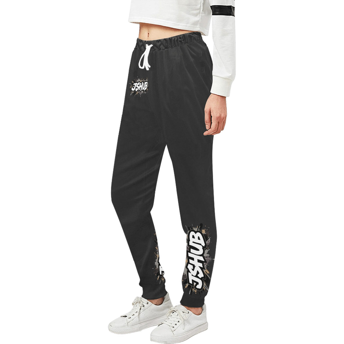 Pantaloni della Tuta Casual Unisex JSHub – Comfort e Stile con Stampa All-Over