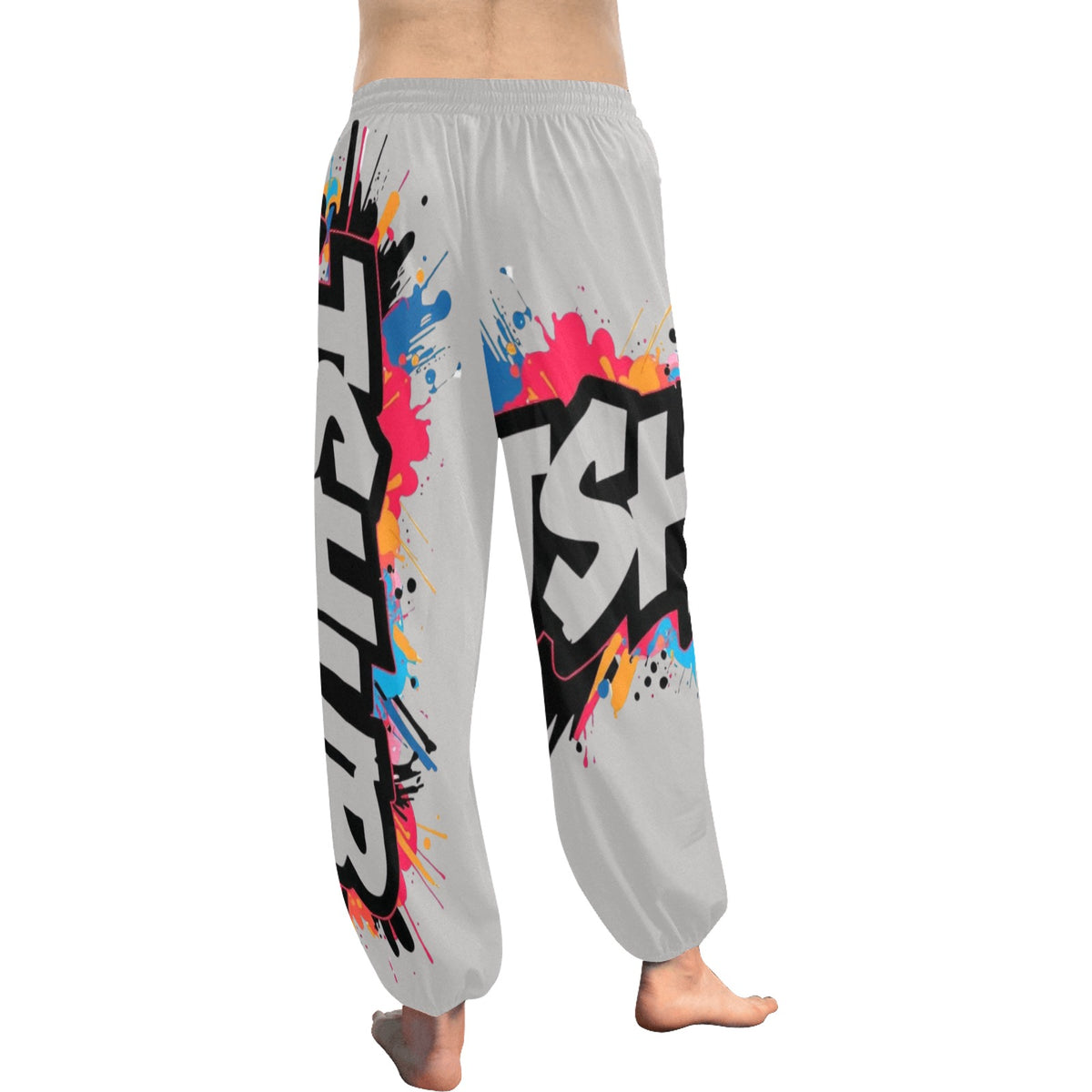 Pantaloni Harem Donna JSHub – Stile Casual con Stampa All-Over