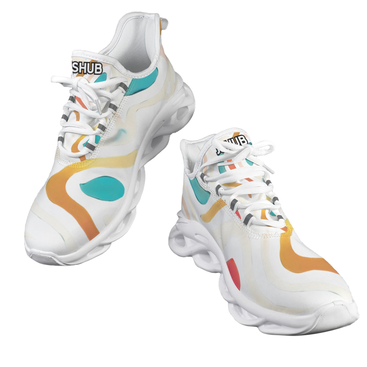 Sneakers Donna JSHUB LunaFlow Aurora Pastel – Leggere, Traspiranti con Suola EVA Intrecciata