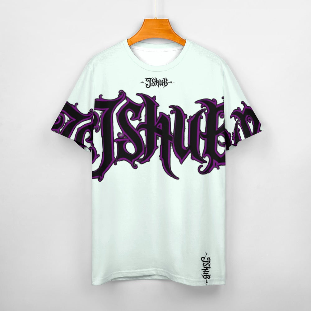 T-Shirt Uomo JSHUB Signature Gothic – Logo Oversize Streetwear Premium