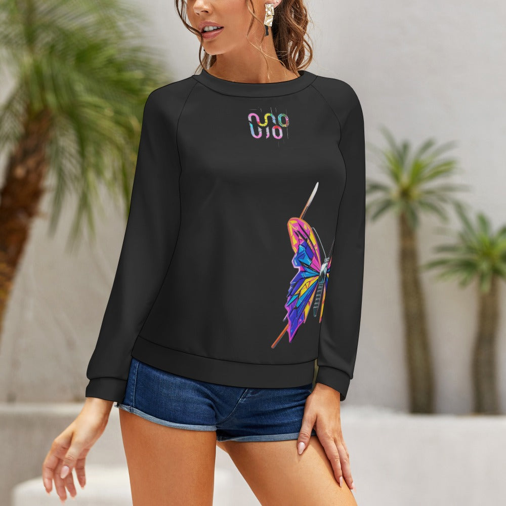 Maglione donna Wings of Noise – 7 varianti colore streetwear casual