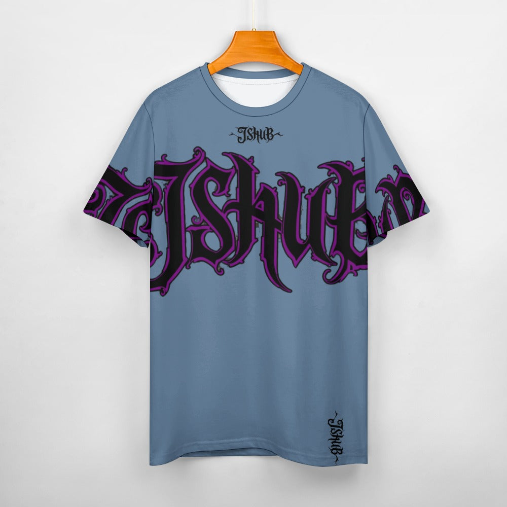 T-Shirt Uomo JSHUB Signature Gothic – Logo Oversize Streetwear Premium