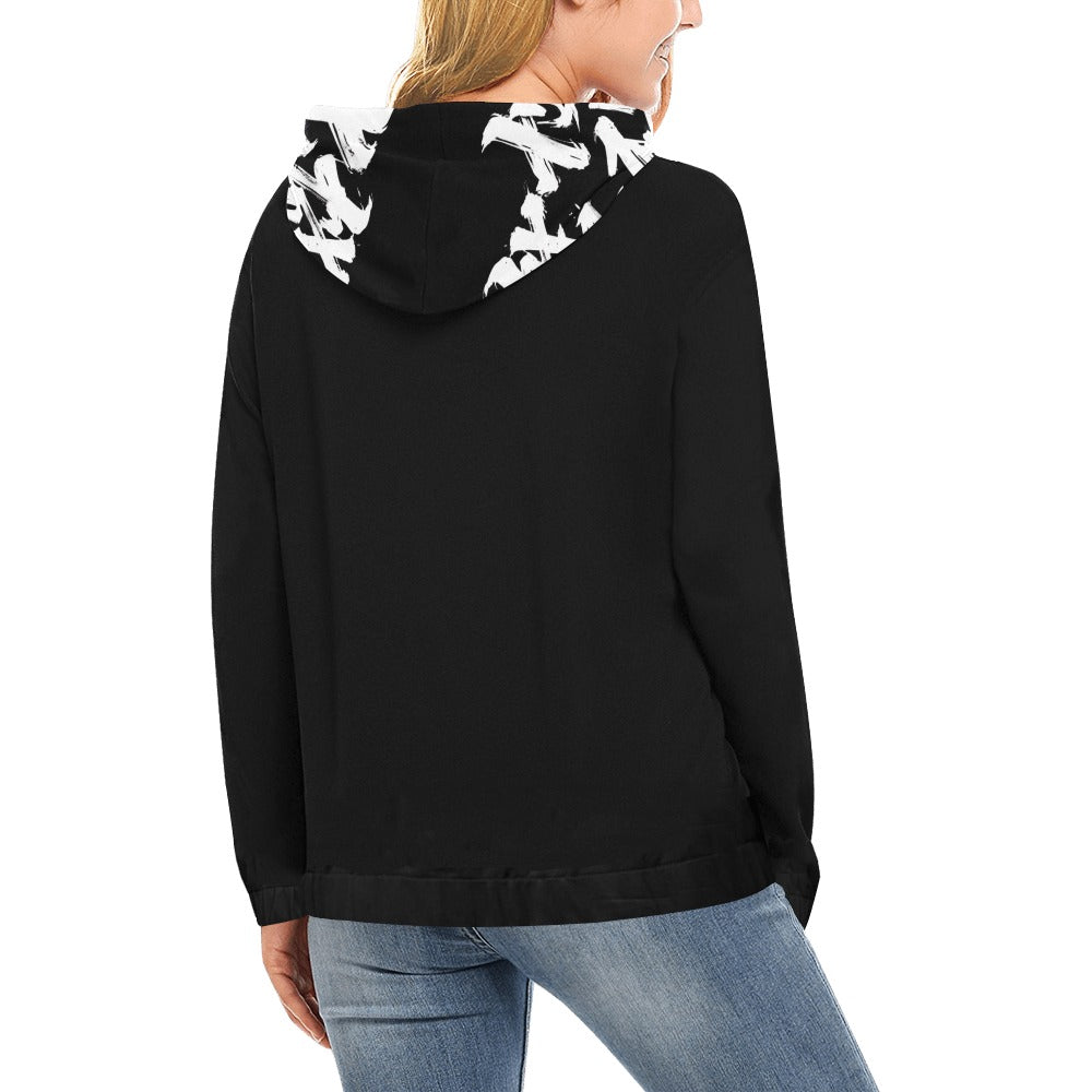 Felpa con cappuccio MOMO Bloom – Midnight Bloom