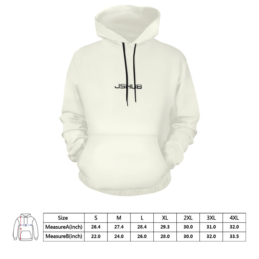 Felpa Uomo JSHUB Urban Grid SS26 Hoodie Streetwear Minimal